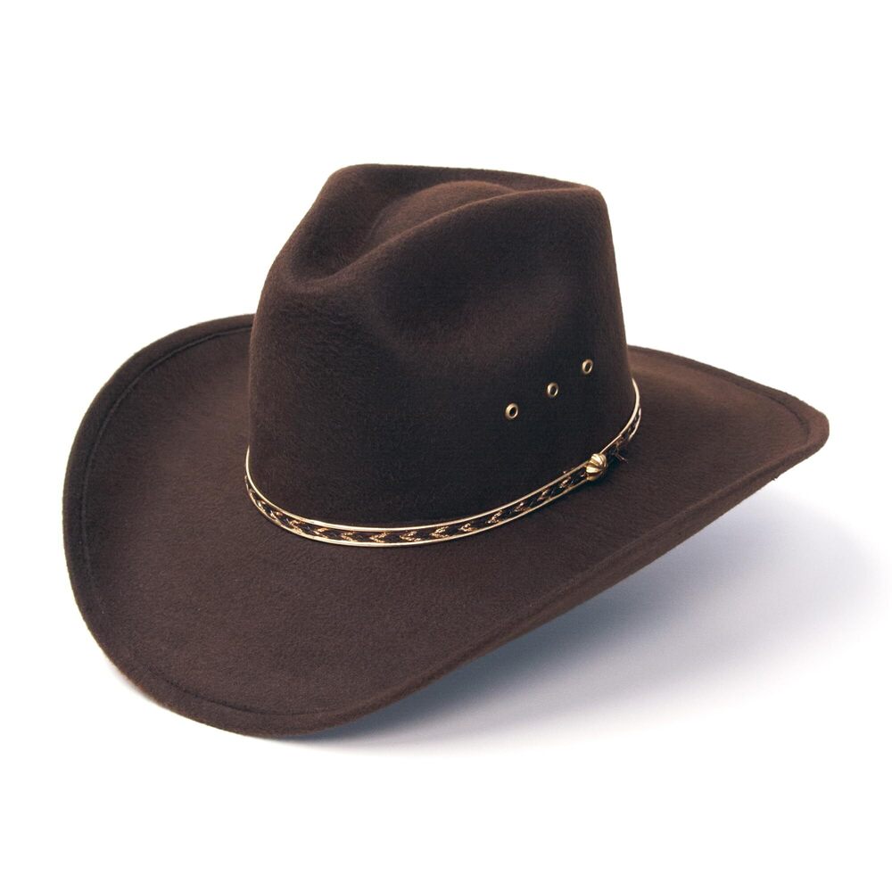 1027 Kids Felt Finish Pinch Front Cowboy Hat - Cowgirl, Toddler, Baby &